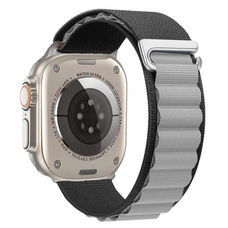 Ремешок Alpine Loop для Apple Watch Ultra 3 Ремешок 49 мм 11 10 9 8 7 46 мм 42 мм 45 мм 41 мм Нейлоновый Спортивный Браслет iWatch 6 5 SE 44 мм Ремень