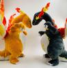 38cm Gigantamax Charizard Shiny Mega Plush Doll with Skeleton - Black and Orange