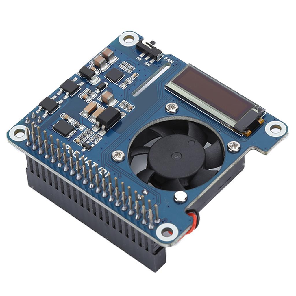 Плата расширения для RPI 4B3B+POE Питание по Ethernet Модуль охлаждения Встроенный вентилятор