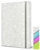Серебристый блестящий блокнот Sparkle Journal для девочек, блокноты A5 в твердом переплете для подростков