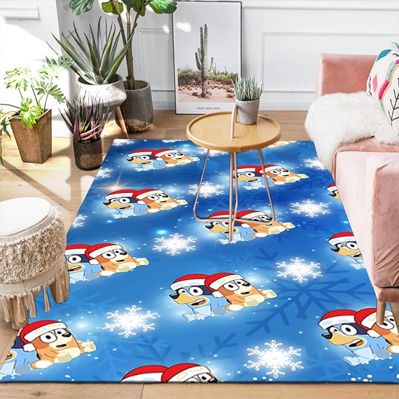 1Pc Christmas Penguin Rug Office Carpet Indoor Outdoor Doormat Nonslip Soft Living Room Christmas Halloween Gift D92237