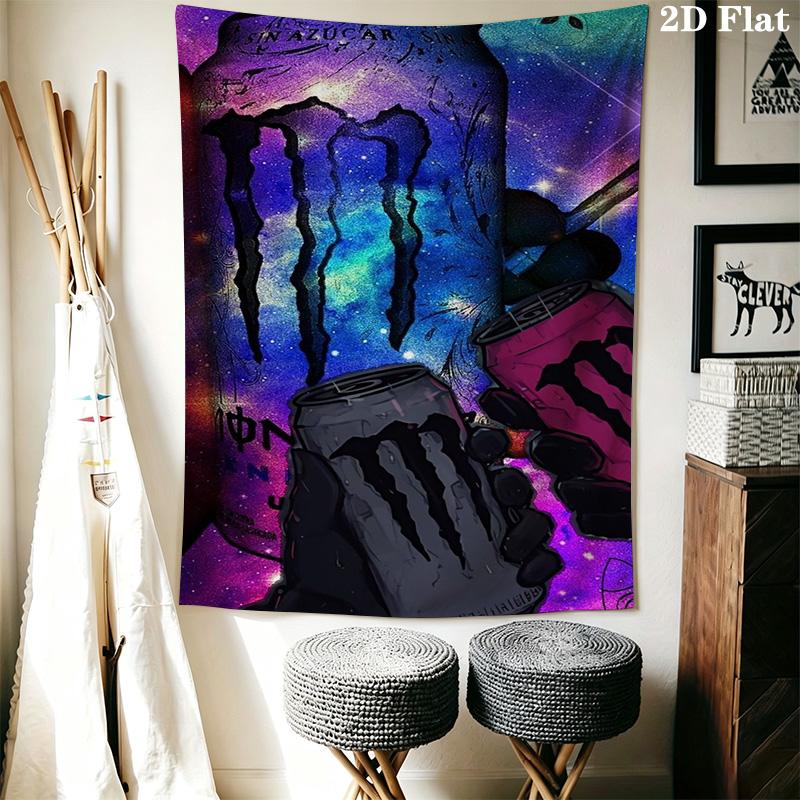 Monster Energy Power Can Threepiece Set 1 Duvet Cover 2 Pillowcase Without Core Duvet Cover And Pillowcase Soft And Comfortable