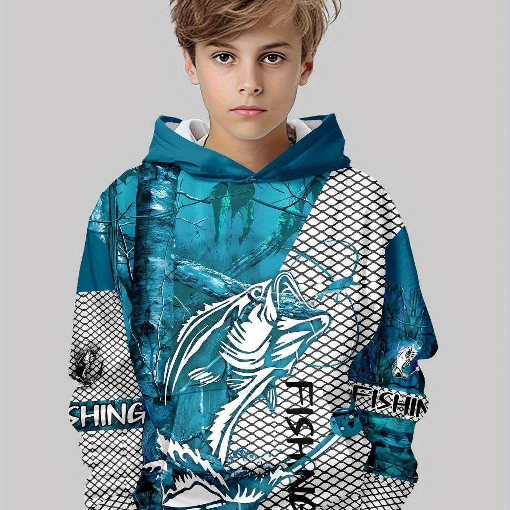 Children's Clothing Boys Hoodies Long Sleeve Creative 3D Print Kids Spring Fall Clothes Casual Fashion Pullover Girl Clothes Top