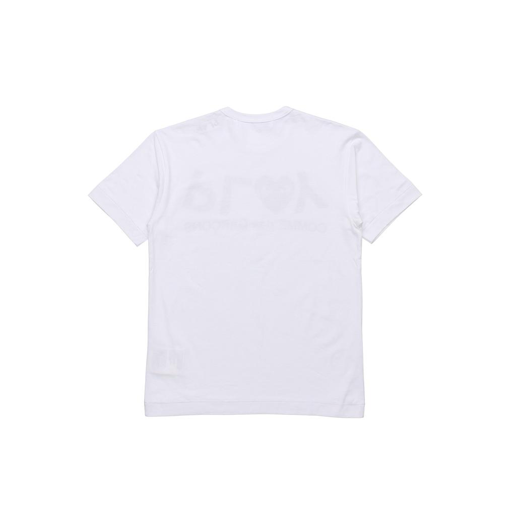 Comme des Garçons PLAY COMME des GARCONS PLAY Inverted Text T-Shirt 'White' Men's AZ-T068-051-1