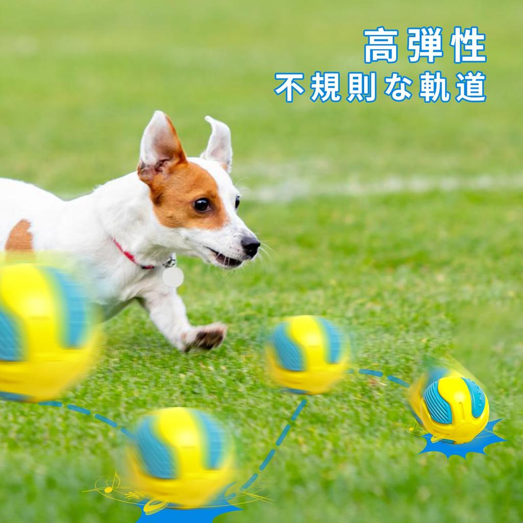 LaRoo Dog Toy Ball with Floats On Durable Natural Rubber Chew Stress Teeth Elastic Indoor and Outdoor For Medium Diameter Sound, Water, Toy, Relief,