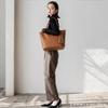 [VITAFELICE] Vita Felice with Tassel BIG Tote Bag Blpa-p1313 (camel)