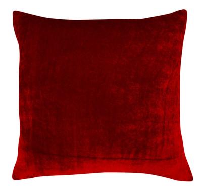Главная D cor Throw Pillow Твердый красный декоративный бархатный чехол для подушки - Выберите