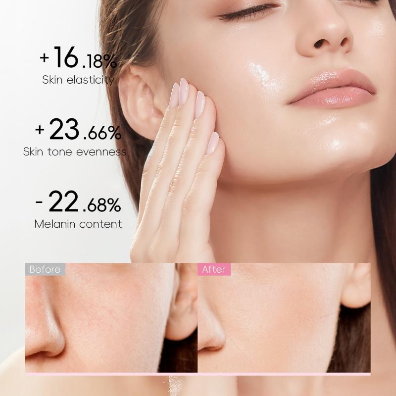 2ml*10pcs Sakura Serum Ampoule, Facial Skin Care, Including Niacinamide, Hyaluronic Acid, Etc. Hydrating And Moisturizing Essence