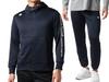 Descente Move Sport Легкий Гладкий Худи и Брюки Комплект Худи NVxNV (DMMUJF20/DMMUJG20) На молнии (Л, Военно-Морской Флот)
