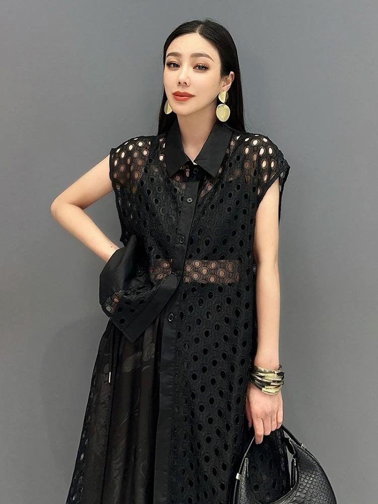 Xitao Асимметричная рубашка без рукавов Personality, женский топ WLD20213