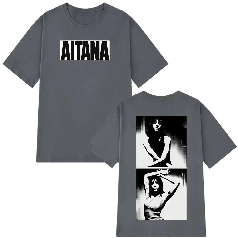 2026 Hot Sale Singer Aitanas Print TShirts Unisex Women Short Sleeve Vintage T Shirt Summer Cotton Fashion Hiphop Loose Tshirts
