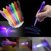 Luminous Light Pen Magic Purple 2 In 1 UV Black Light Combo Drawing Invisible Ink Pen Learning