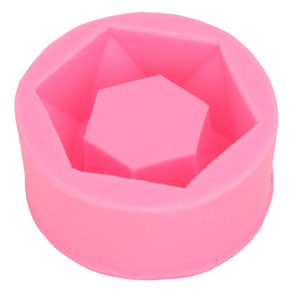 Силиконовая форма для цветочного горшка, шестигранная многоразовая форма для суккулентов, форма для ароматерапии шоколада и торта