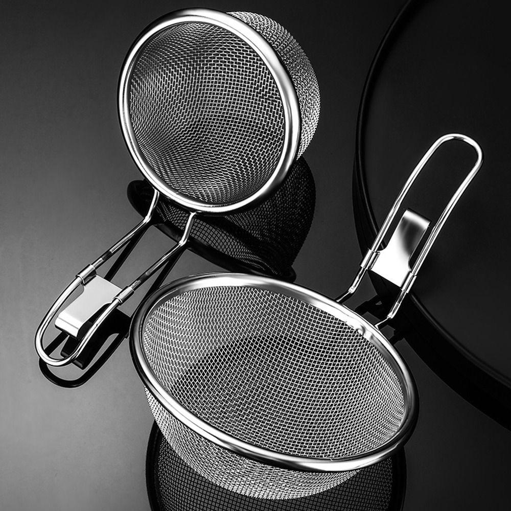 Fine Mesh Pasta Boil Basket Cooking Utensils Hot Pot Colander Frying Filter Basket Kitchen Tool