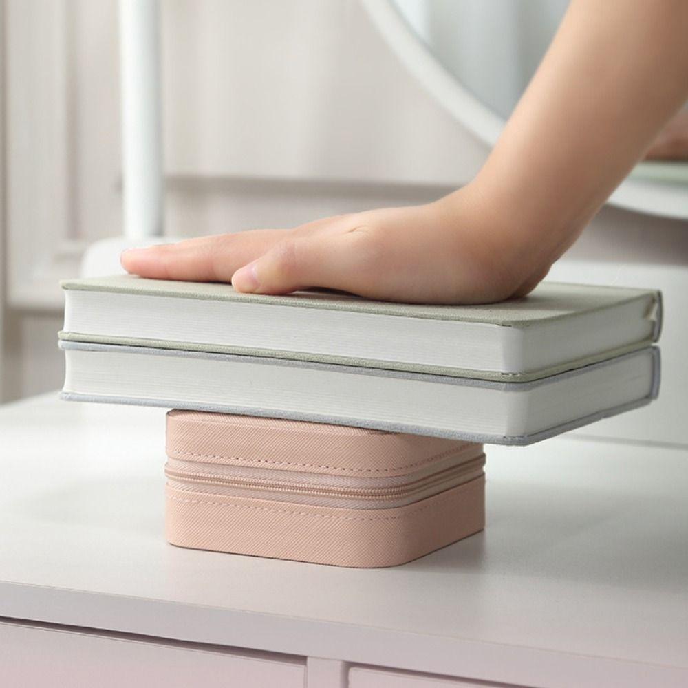 Ожерелье Кольцо Молния Ювелирные Изделия Хранение Футляр Упаковка Коробка Серьги Органайзер Держатель Путешествия