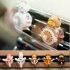 Cute Pilot Bear Car Air Freshener with Spinning Propeller - Magnetic Vent Mount + 6 Premium Fragrance Tablets