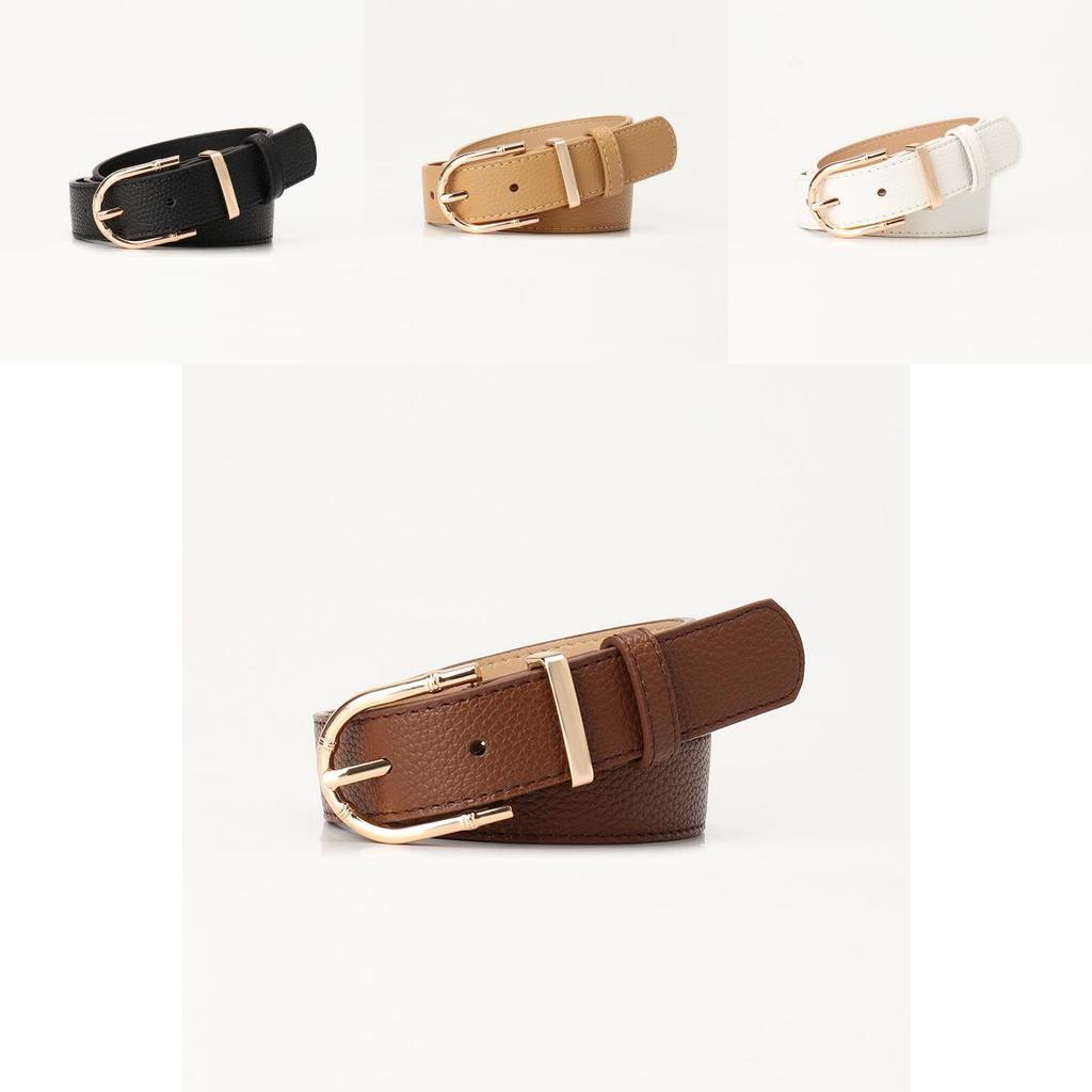 Elegant Faux Leather Belt For Women With Alloy Buckle For Fashion And Office Looks
