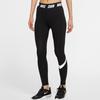 Nike Леггинсы женские тренировочные с буквенным логотипом, черные CT5898-010