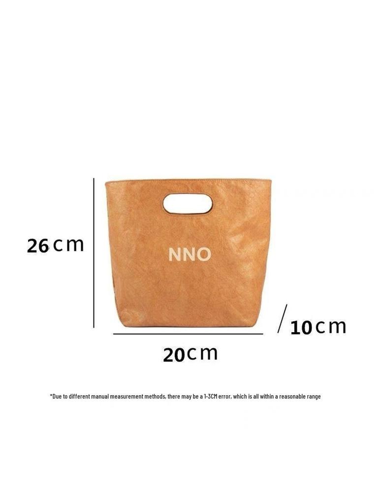 Женская ретро-сумка-тоут из коровьей кожи для поездок на работу - Маленькая, водонепроницаемая ручная сумка