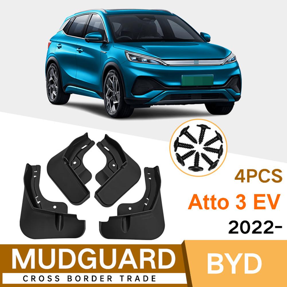 Для BYD Atto 3 Yuan Plus EV 2022 2023 Брызговики с защитой от брызг, автомобильные передние и задние брызговики, специальные брызговики для крыльев автомобиля