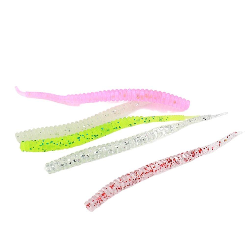 Root Fishing Trout Thread Bass Silicone Baits Worm Soft Lures Small Soft Bait Fishing Soft Bait