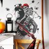 Halloween Skull Skateboard Bedroom Living Room Home Decor Wall Stickers