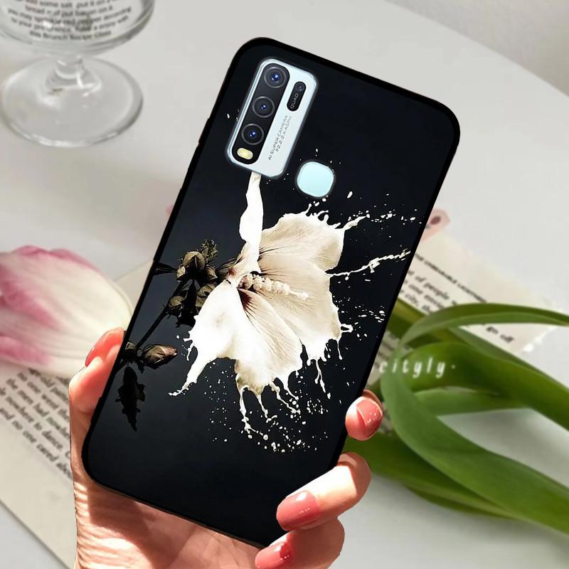 Для Vivo Y30 1938 Y50 1935 Чехол животное Силиконовый Мягкий ТПУ Задние крышки Для Vivo Y 30 50 Y30 2020 Чехол Защитный Мультяшный Funda