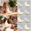 Mother's Day Desktop Ornament with Wood Base Decorative Figurine  Desktop Ornament