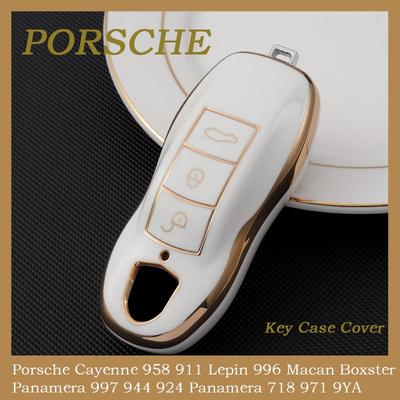 Модный ТПУ Чехол-Крышка для Ключа Автомобиля Для Porsche Cayenne 958 911 Lepin 996 Macan Boxster Panamera 997 944 924 Panamera 718 971 9YA Брелок