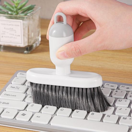 Щетка для чистки клавиатуры, высокая эластичность, не повреждает тонкие щетинки, щетка для клавиатуры с двумя насадками