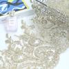 Gold Bone Rope Mesh Bottom Car Bone Bead Lace 28Cm Car Bone Mesh Yarn Bead Lace Embroidery Lace Accessories