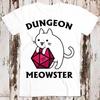 230 г/м² 100% хлопок Dungeon Meowster Dragons Monster Dnd Guess I Ll Die Rpg бестселлер футболка музыка ретро топ футболка подарок крутой унисекс 8518