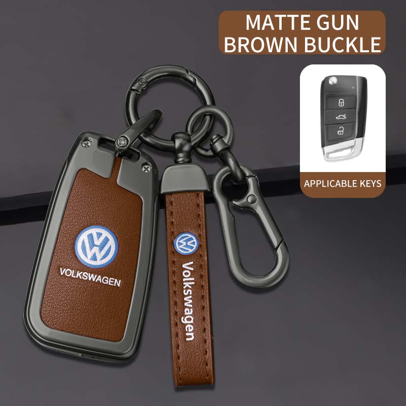 Zinc Alloy Car Smart Remote Key Case Cover Bag For Volkswagen VW Polo Golf 7 MK7 Tiguan Passat Jetta E-golf Keychain Accessories zw5