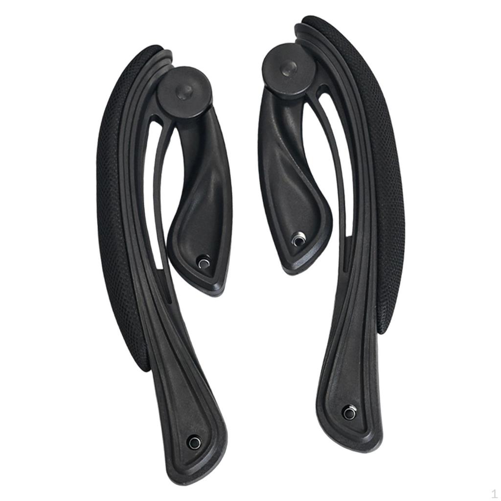 1 Pair Office Chair Adjustable Arms, Armrests with Pads for Most Gaming Swivel Chairs, Easy