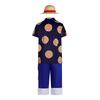 Косплей наряд One Piece в стиле Луффи, повседневная рубашка с коротким рукавом подсолнух, костюм для косплея, наряд для сценического выступления