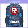 Детский школьный рюкзак Roblox с большим объемом и прочным нейлоновым материалом