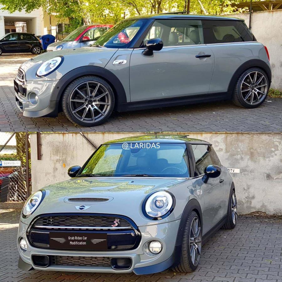 Аксессуар: Накладка на передний бампер для Mini Cooper S F55/F56/F57