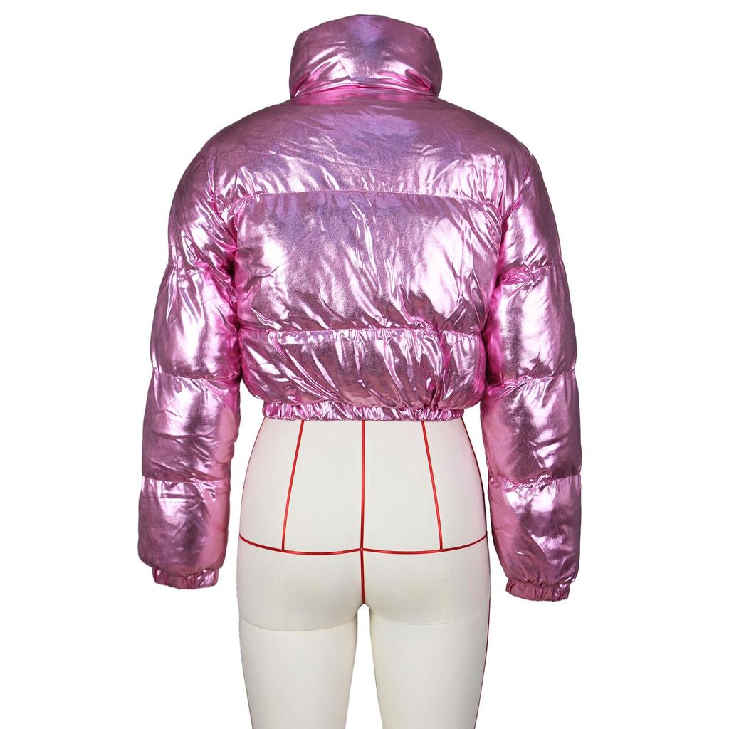 Модная женская повседневная короткая куртка с хлопковой подкладкой в европейском и американском стиле - Мода осень/зима