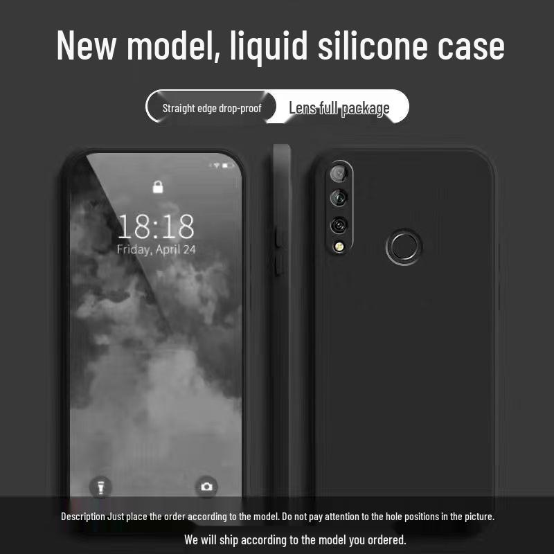 Чехол для телефона Huawei Enjoy 10 Plus из жидкого силикона, противоударный - Приятный для кожи и с полным покрытием
