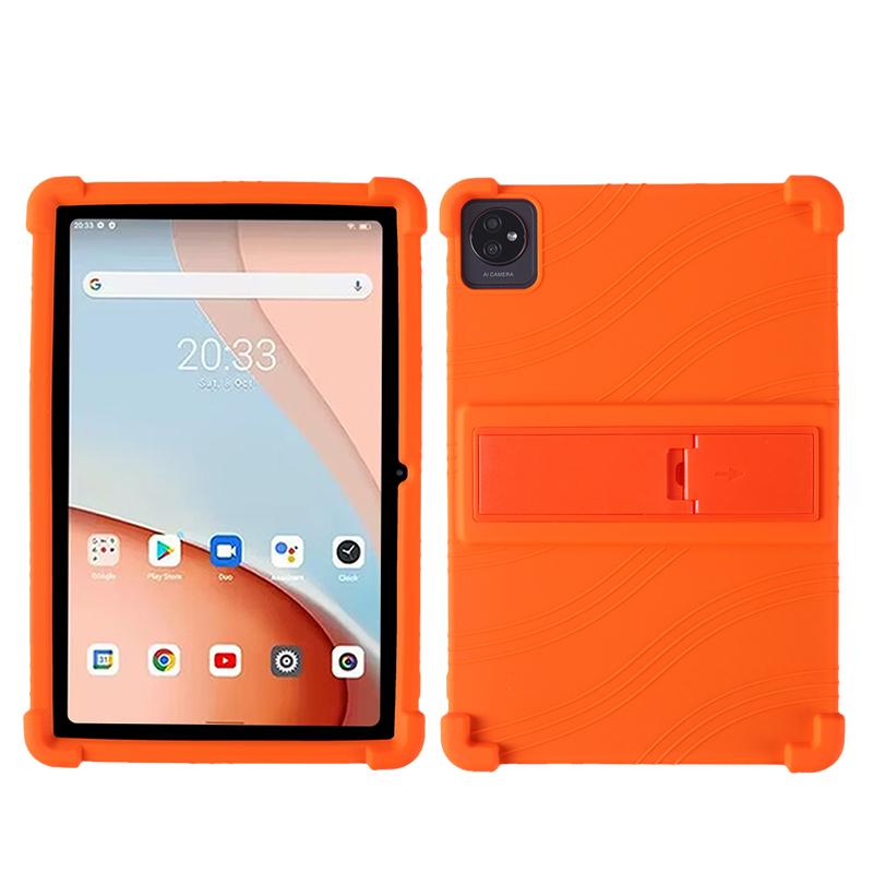 Силиконовый чехол для планшета Blackview Tab7 WiFi со встроенной подставкой и текстурированным захватом
