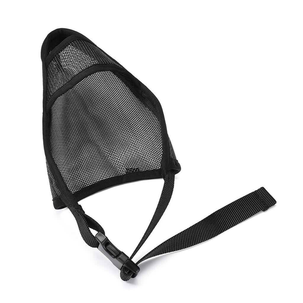 Soft Nylon Dog Muzzle With Adjustable Breathable Mesh Anti-Biting Anti-Barking Licking Prevention, Comfortable Dog Mask