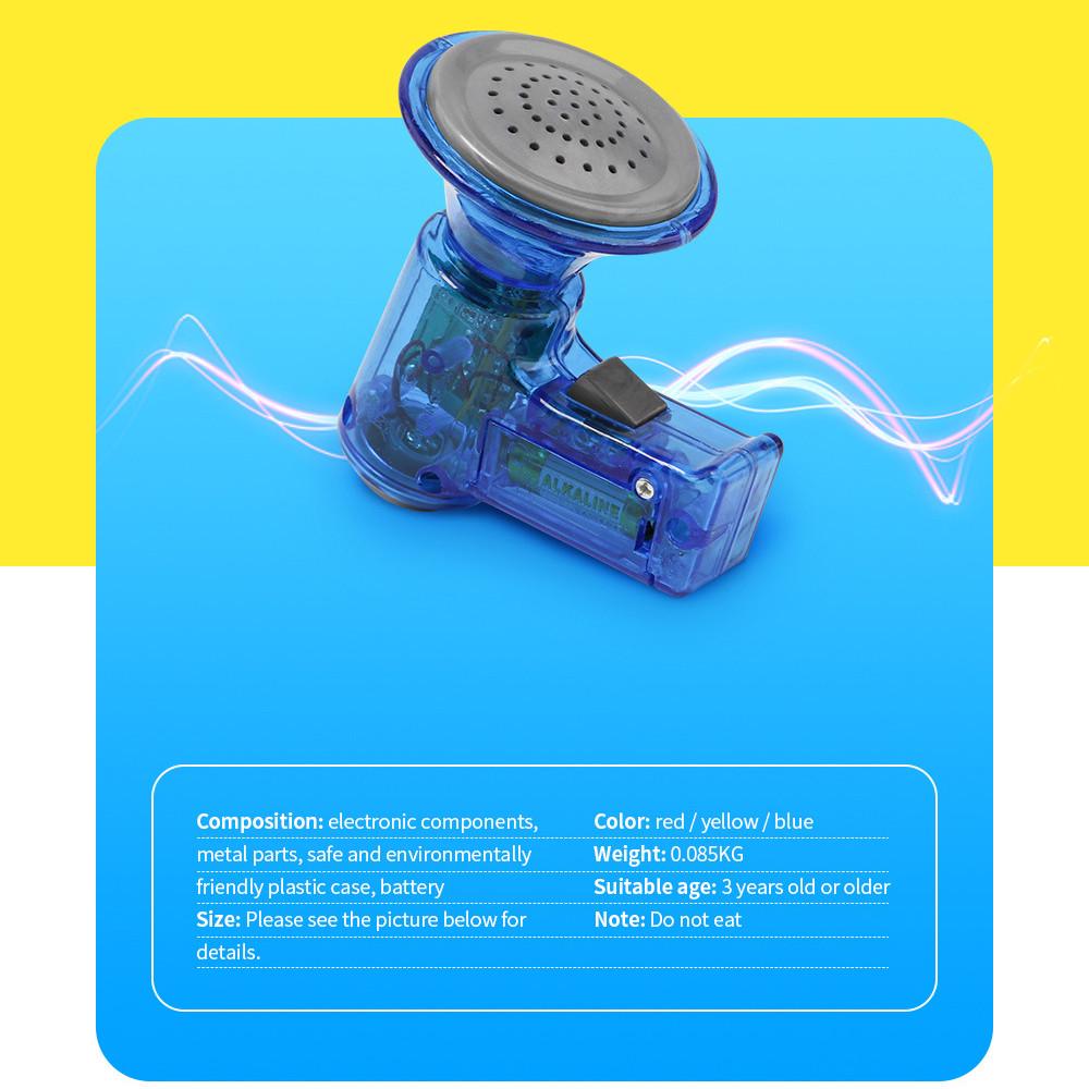 3 Different Voices Funny Multi Voice Changer Amplifier Fun Toy Speaker Kids Gift