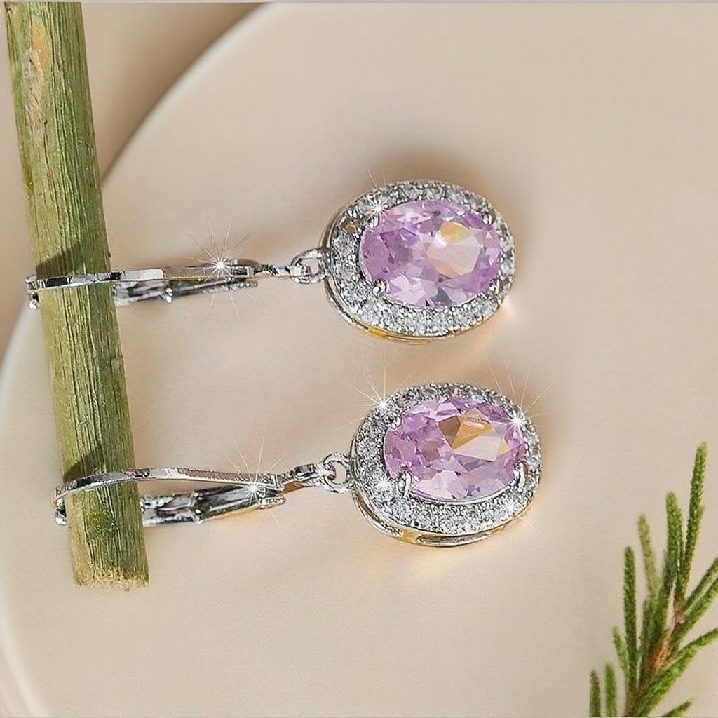 Элегантные серьги-подвески с кубическим цирконием, сверкающие обручальные серьги для женщин, милые и элегантные украшения