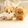 Lifelike Fluffy Dog Stuffed Toy Simulation Puppy Model Shiba Inu Corgi Husky Yorkshire Bichon Frise Chow Chow Plush Doll Gifts