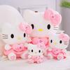 Игрушка Кот Каваи Милый Наполненная Подушка Сердце Подушка Кукла Детский Подарок