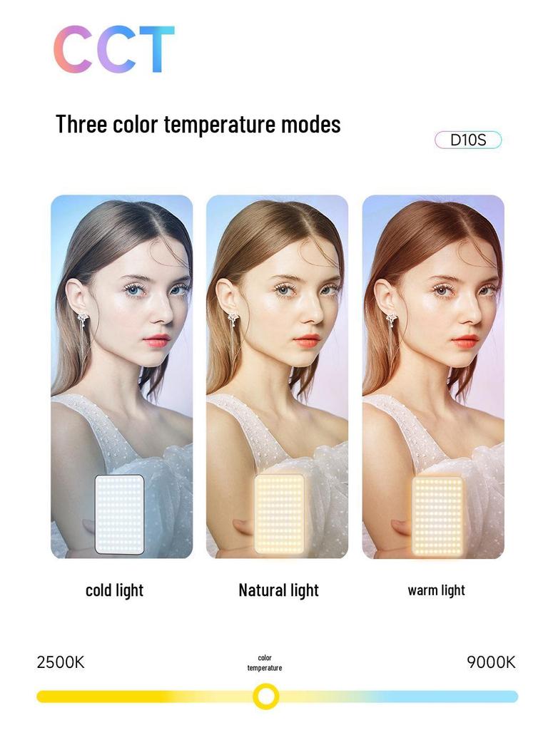 Портативный RGB-светильник для мобильной съемки и видеоблогинга.