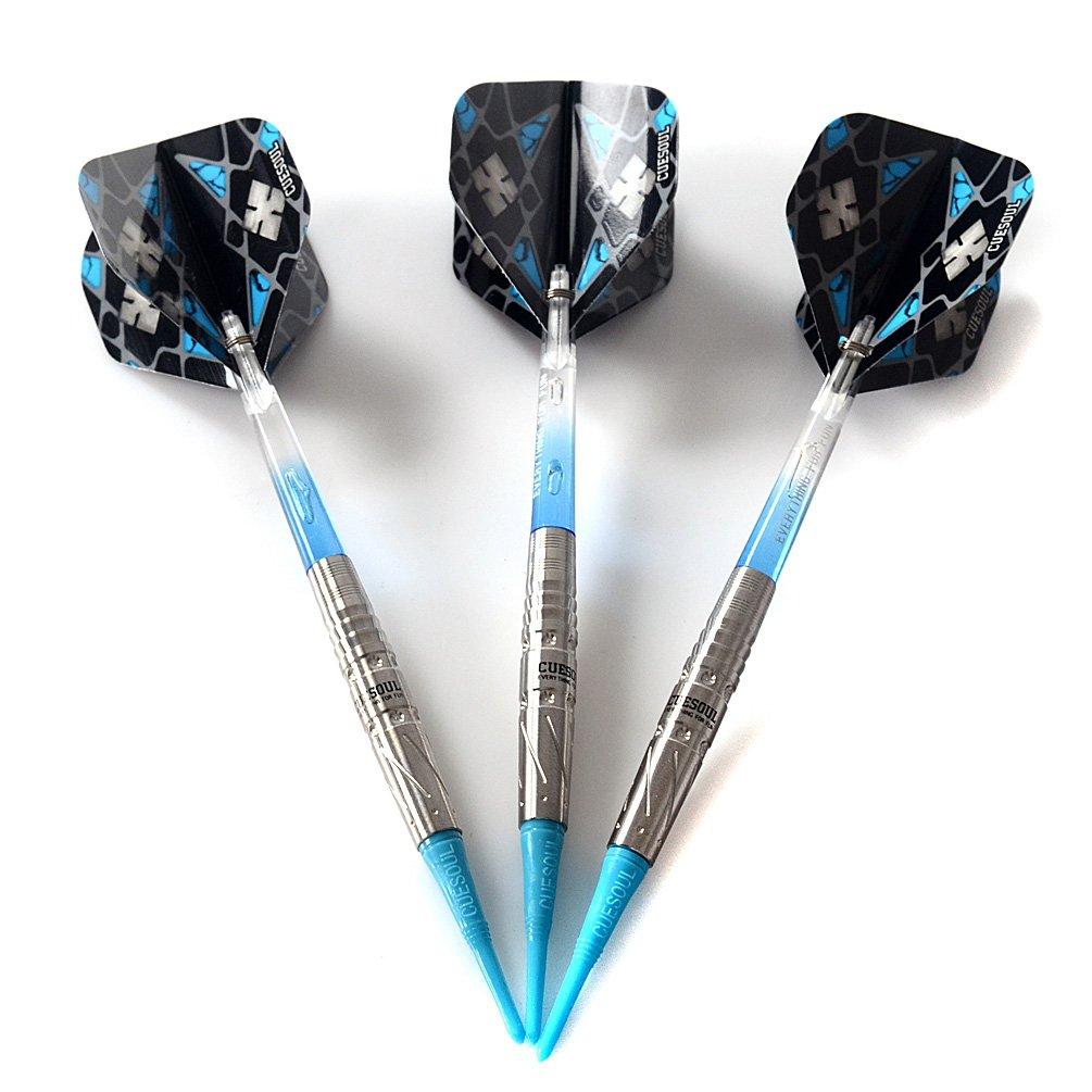 Набор дротиков Cuesoul Tungsten Soft Tip 20 г вольфрамовый корпус 95% + (СОФТ-C1003-L)