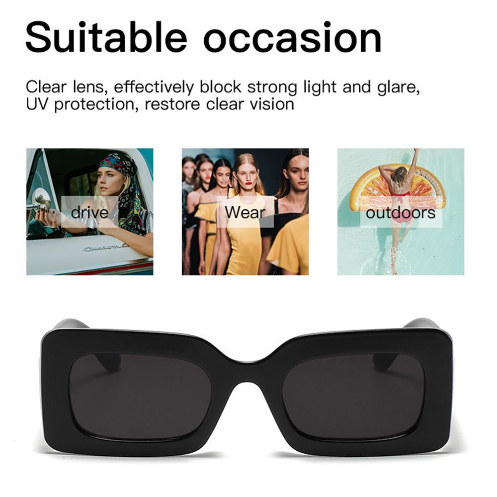 Ретро солнцезащитные очки с защитой UV400 для женщин и мужчин, винтажные солнцезащитные очки Y2K, прямоугольные солнцезащитные очки