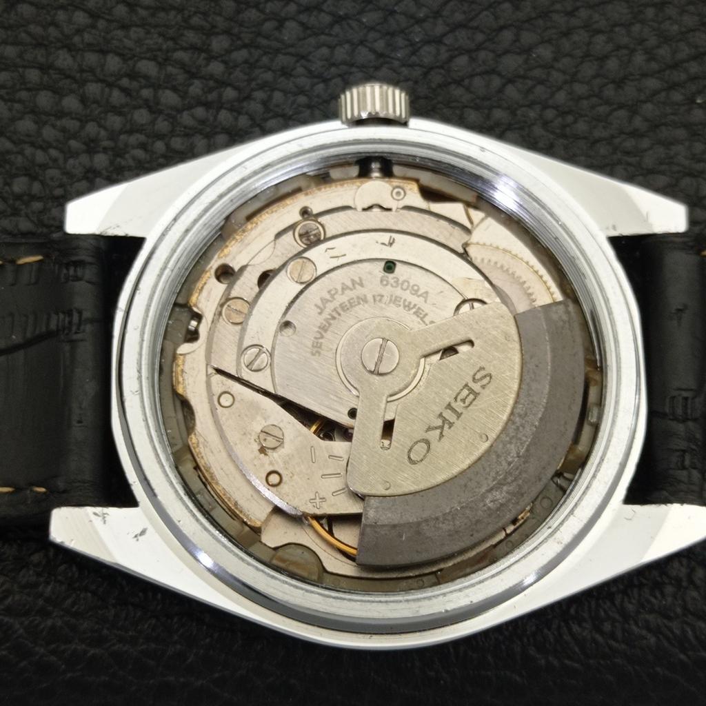 АВТОМАТИЧЕСКИЕ ВИНТАЖНЫЕ ВОССТАНОВЛЕННЫЕ МУЖСКИЕ ЧАСЫ SEIKO 5 JAPAN 6309A БЕЛЫЕ a441194-4
