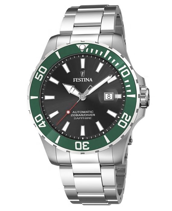 Montre Diver - Festina - F20531/2 - Automatique - 20 Bar - Noir